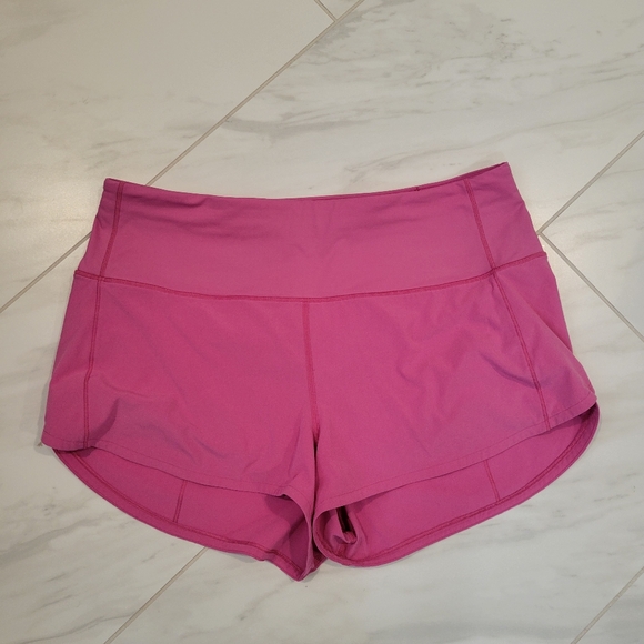 Pants - Lululemon Women's Speed Up Pink Shorts